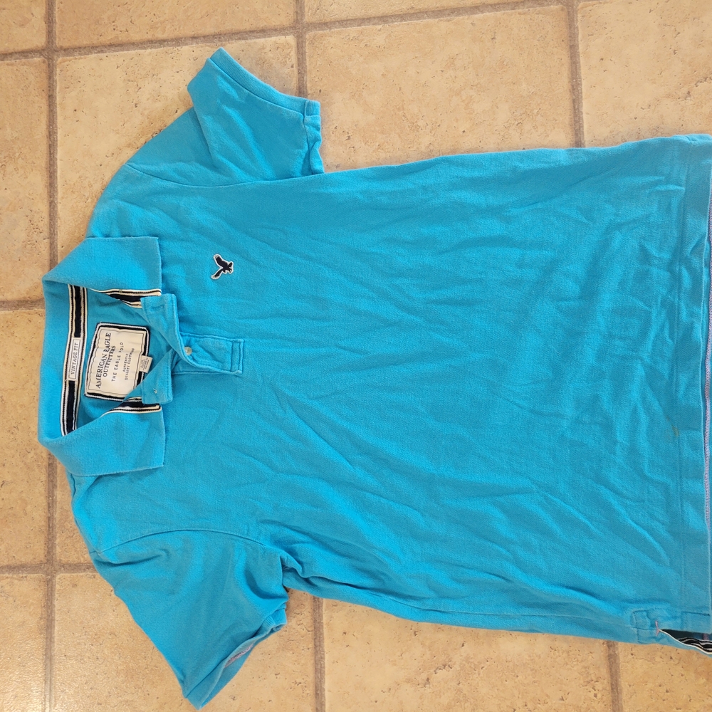 Men's Blue Polo Shirt